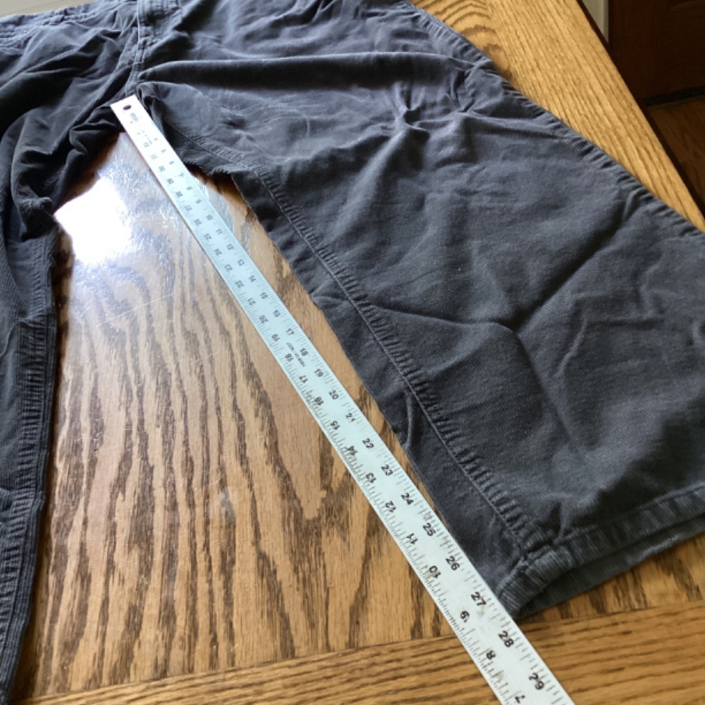 Vintage Tommy Hilfiger Corduroy Pants Gray Mens Size 40x32 Grey Gently used cond - Picture 8 of 12